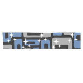 Retro Mid Century Modern Abstract Korte Tafelloper (Horizontaal)