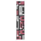 Retro Mid Century Modern Abstract Korte Tafelloper (Voorkant)