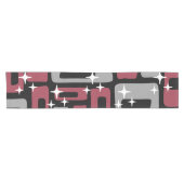 Retro Mid Century Modern Abstract Korte Tafelloper (Horizontaal)