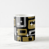 Retro Mid Century Modern Abstract Magische Mok (Center)