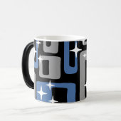 Retro Mid Century Modern Abstract Magische Mok (Voorkant links)