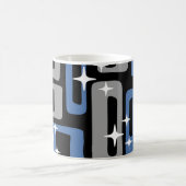 Retro Mid Century Modern Abstract Magische Mok (Center)