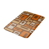 Retro Mid Century Modern Abstract patroon Badmat (Gekanteld)