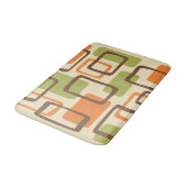 Retro Mid Century Modern Abstract patroon Badmat (Gekanteld)