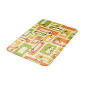 Retro Mid Century Modern Abstract patroon Badmat (Gekanteld)