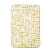 Retro Mid Century Modern Abstract patroon Badmat (Voorkant Verticaal)