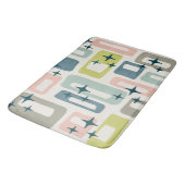 Retro Mid Century Modern Abstract patroon Badmat (Gekanteld)