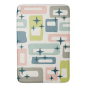 Retro Mid Century Modern Abstract patroon Badmat (Voorkant Verticaal)