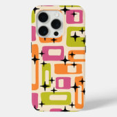 Retro Mid Century Modern Abstract patroon Case-Mate iPhone Case (Achterkant)