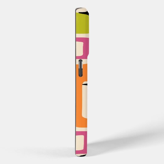Retro Mid Century Modern Abstract patroon Case-Mate iPhone Case (Achterkant / Rechts)