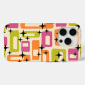 Retro Mid Century Modern Abstract patroon Case-Mate iPhone Case (Achterkant (horizontaal))