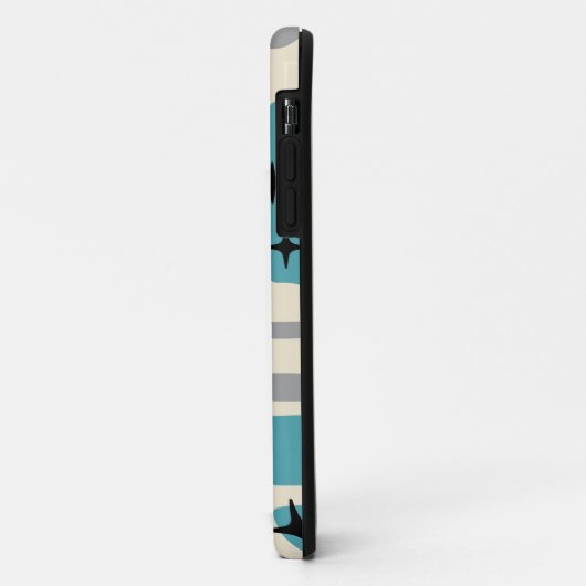 Retro Mid Century Modern Abstract patroon Case-Mate iPhone Case (Achterkant/links)