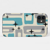 Retro Mid Century Modern Abstract patroon Case-Mate iPhone Case (Achterkant (horizontaal))