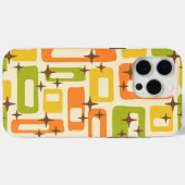 Retro Mid Century Modern Abstract patroon Case-Mate iPhone Case (Achterkant (horizontaal))