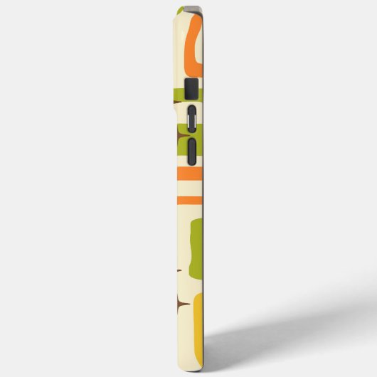 Retro Mid Century Modern Abstract patroon Case-Mate iPhone Case (Achterkant / Links)