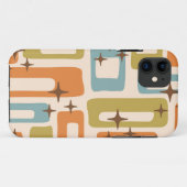 Retro Mid Century Modern Abstract patroon Case-Mate iPhone Case (Achterkant (horizontaal))