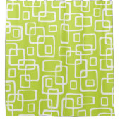 Retro Mid Century Modern Abstract patroon Douchegordijn (Voorkant)