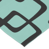 Retro Mid Century Modern Abstract patroon Korte Tafelloper (Hoek)