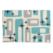 Retro Mid Century Modern Abstract patroon Kussensloop (Voorkant)