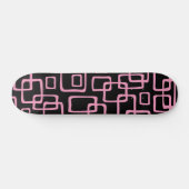 Retro Mid Century Modern Abstract patroon Persoonlijk Skateboard (Horizontaal)