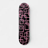 Retro Mid Century Modern Abstract patroon Persoonlijk Skateboard (Voorkant)