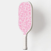 Retro Mid Century Modern Abstract patroon Pickleball Paddle (Links)