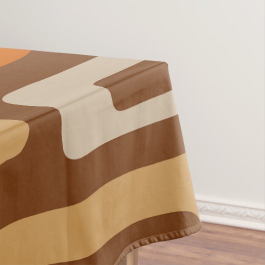 Retro Mid Century Modern Abstract patroon Tafelkleed (Voorbeeld)