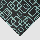 Retro Mid Century Modern Abstract patroon Tissuepapier (Detail)