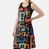 Retro Mid Century Modern Abstract Schort (Insitu)