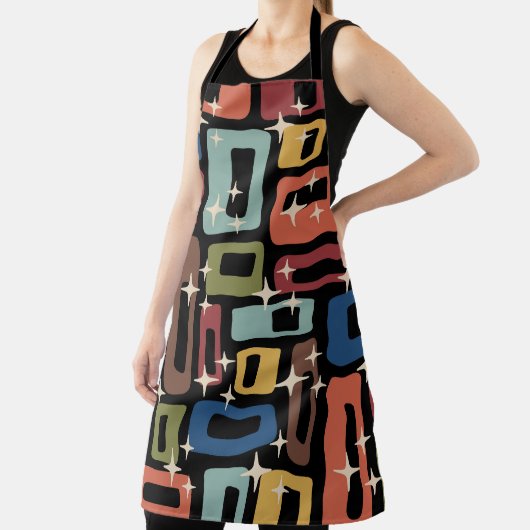 Retro Mid Century Modern Abstract Schort (Insitu)