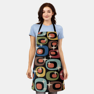 Retro Mid Century Modern Abstract Schort
