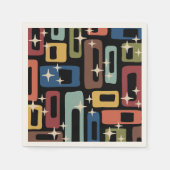 Retro Mid Century Modern Abstract Servet (Voorkant)