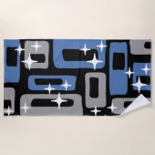 Retro Mid Century Modern Abstract Strandlaken (Voorkant)