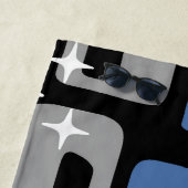 Retro Mid Century Modern Abstract Strandlaken (In situ)