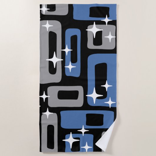 Retro Mid Century Modern Abstract Strandlaken (Voorkant)