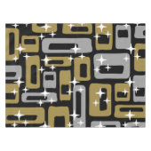 Retro Mid Century Modern Abstract Tafelkleed (Voorkant (Horizontaal))