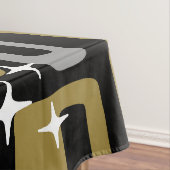 Retro Mid Century Modern Abstract Tafelkleed (Voorbeeld)