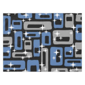 Retro Mid Century Modern Abstract Tafelkleed (Voorkant (Horizontaal))