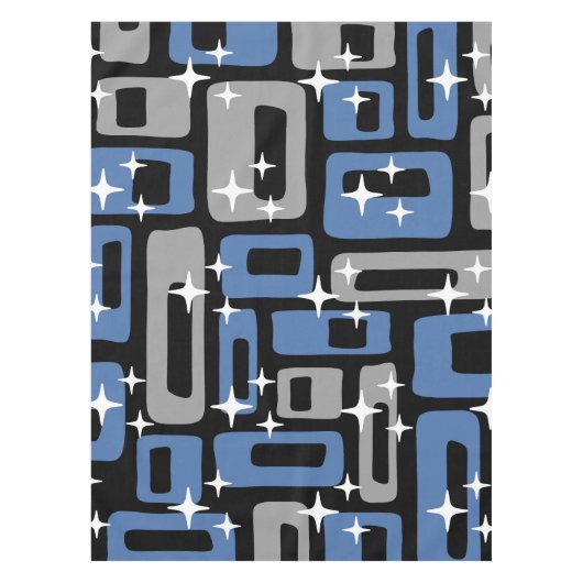Retro Mid Century Modern Abstract Tafelkleed (Voorkant)