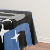 Retro Mid Century Modern Abstract Tafelkleed (Voorbeeld)