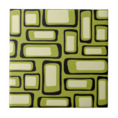 Retro Mid Century Modern Abstract Tegeltje (Voorkant)