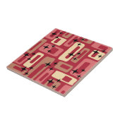 Retro Mid Century Modern Abstract Tegeltje (Zijkant)