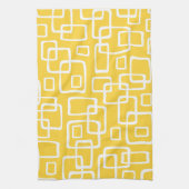 Retro Mid Century Modern Abstract Theedoek (Verticaal)
