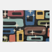 Retro Mid Century Modern Abstract Theedoek (Horizontaal)