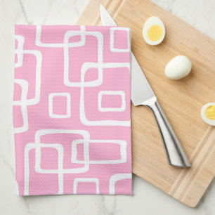 Retro Mid Century Modern Abstract Theedoek