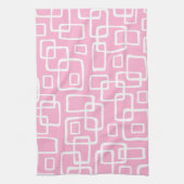 Retro Mid Century Modern Abstract Theedoek (Verticaal)