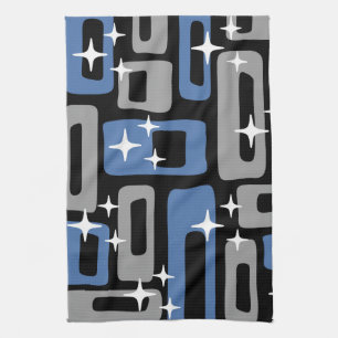 Retro Mid Century Modern Abstract Theedoek