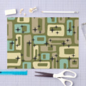 Retro Mid Century Modern Abstract Tissuepapier (Craft)