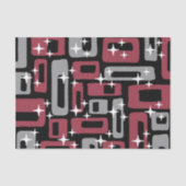 Retro Mid Century Modern Abstract Tissuepapier (Voorkant)