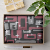 Retro Mid Century Modern Abstract Tissuepapier (Geschenk)